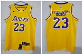 Lakers 23 Social Justice Yellow Nike Swingman Jersey,baseball caps,new era cap wholesale,wholesale hats